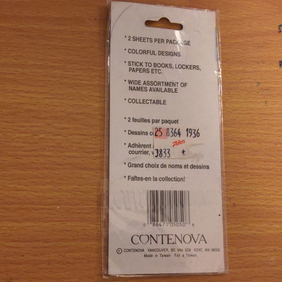 4/10$ Christina Personalized Stickers 2 Sheets New Zellers - Picture 3 of 7